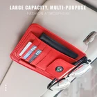 Автомобильный логотип, солнцезащитный козырек, зажим для очков, чехол, карман для ключей для Alfa Romeo Giulietta GT 159 147 156 Mito Brera Giulia F1 Stelvio