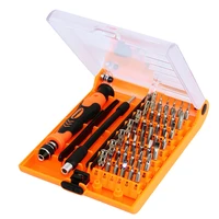 45 in 1 precision screwdriver set interchangeable screwdriver bit tips for diy mobile phone laptop gamepad repair tools