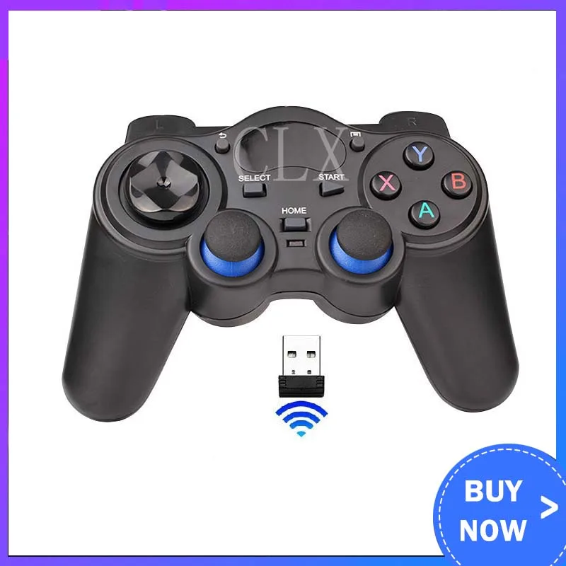 

New 2.4GHz Wireless Gamepad Game Controller for PC, Raspberry Pi, RetroPie, Android Smart TV Box, Tablet PC, PS3, NESPi CASE