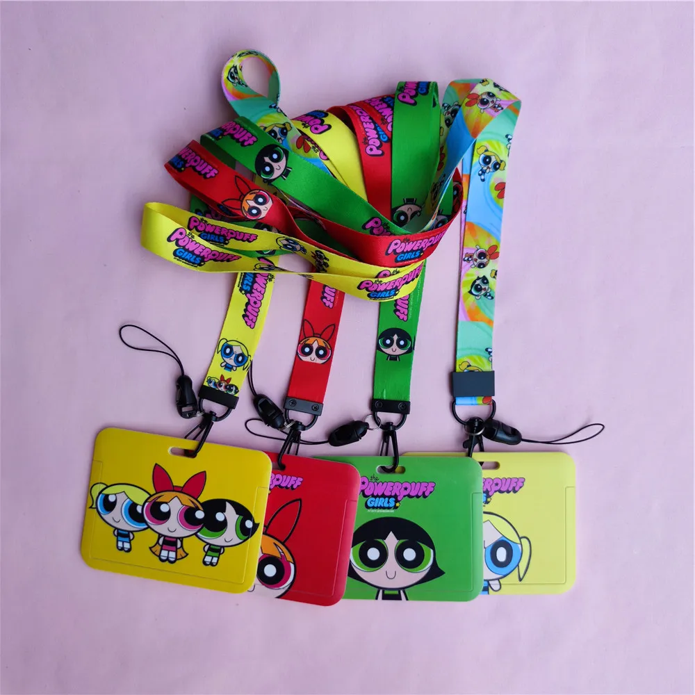 

Girl like Card Holder Business Badge Card Case Frame ABS Employee Case Cover Student Lanyard Horizontal vertical ID Card Holder