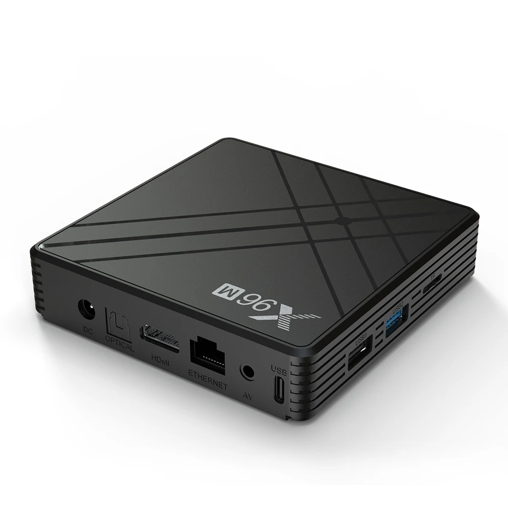 Смарт ТВ-бокс X96M. 2/4 Гб RAM 16/32/64 ГБ ROM PC Android9.0 TV Box. 2 4 GWiFi USB TF карта 6K медиаплеер мини