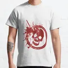 Летняя Новинка 2021, футболка Leon Kuwata с 3D-принтом черепа, Мужская футболка с принтом, Повседневная футболка с круглым вырезом и короткими рукавами в стиле хип-хоп