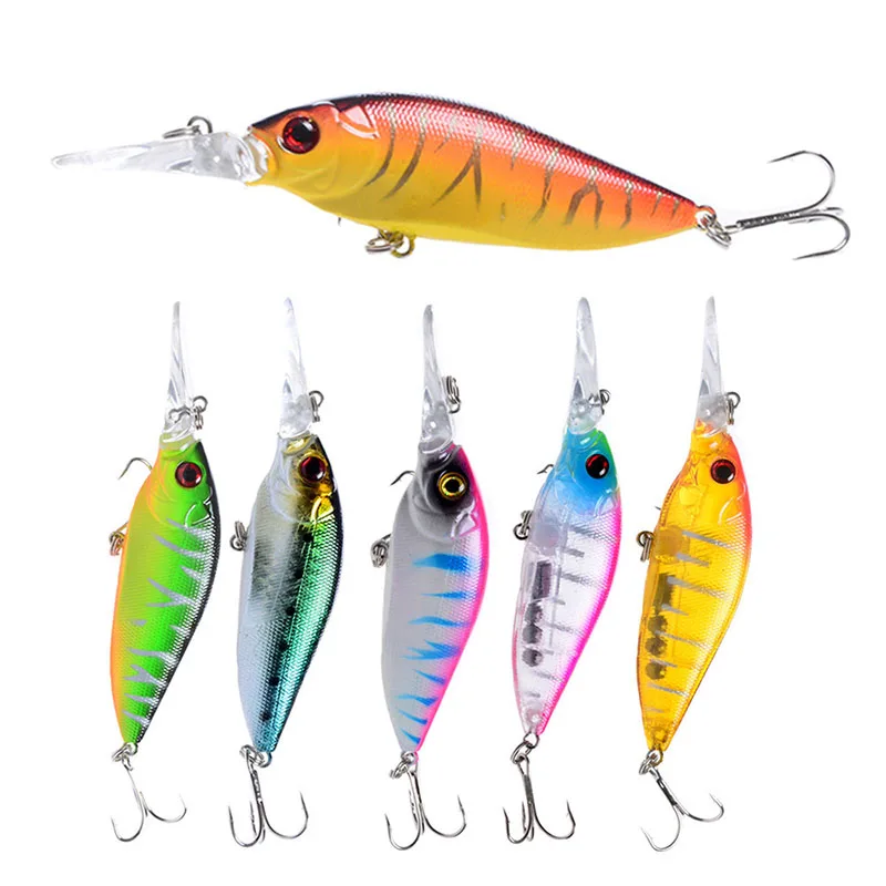 

Приманка рыболовная, 6 цветов, с крючком, 12 г, 11 см, плавающий воблер