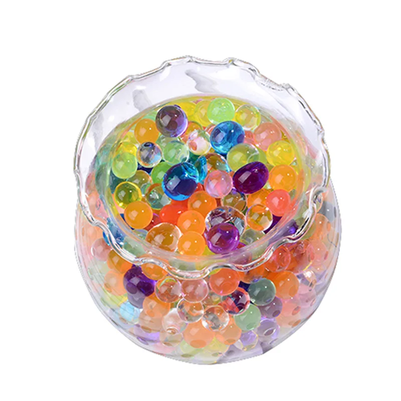 

100/500PCS Crystal Soil Water Beads Mud Hydrogel Gel Polymer Water Beads Flower Plants Water Balls Kids Children Toy