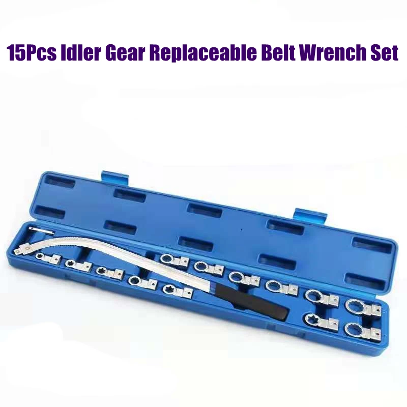 

15 шт. вспомогательный Ремень ГРМ натяжной шкив-ключ набор 12-19 мм