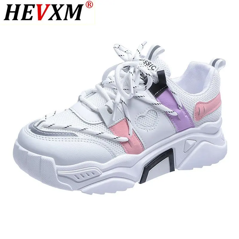 

Women Casual Sneakers Spring Autumn Sneakers Breathable Women Shoes Lace Up Female Boots Comrfortable Platform Shoes Women