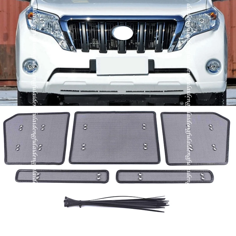 Передняя решетка из нержавеющей стали для Toyota Land Cruiser Prado FJ150 2014 2017|Хромирование| |