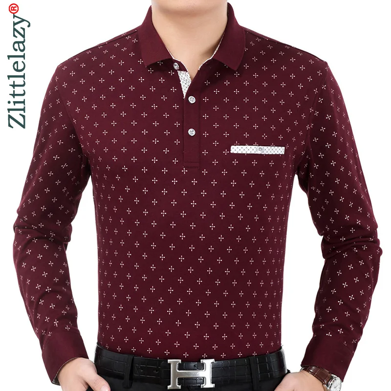 2021 брендовая Повседневная Роскошная рубашка поло для фитнеса с длинным рукавом