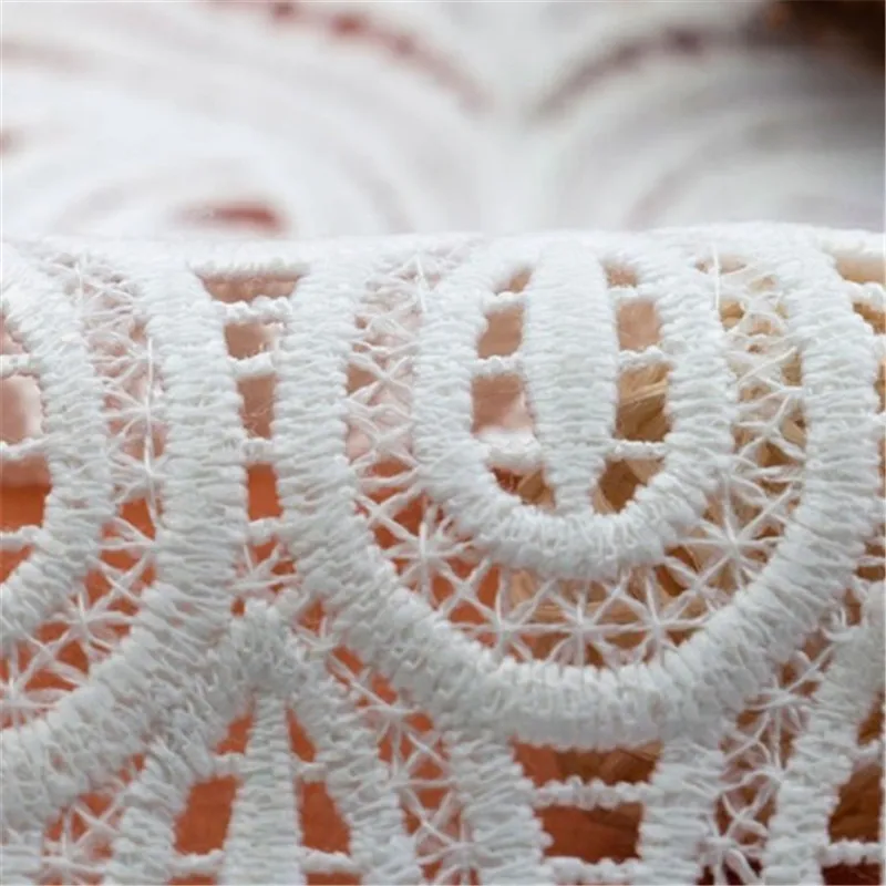 Вышивка Совы патчи Белый лебедь хлопок кружевной воротник одежда патч