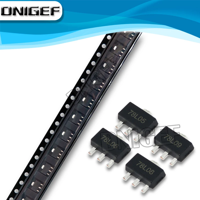 5 шт. 78L05 78L06 78L08 78L09 78L10 78L12 78L15 78L33 SOT-89 SMD