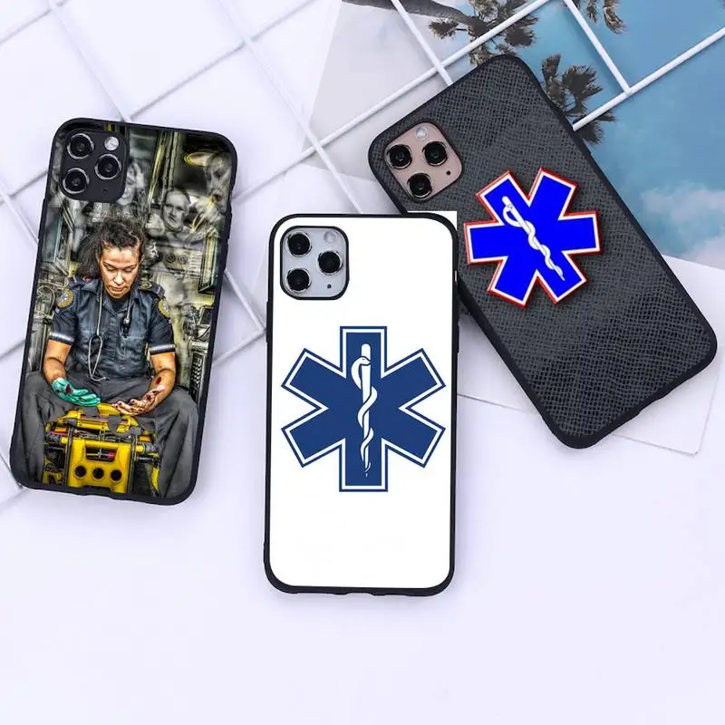 EMT EMS Medical Rescue Phone Case for iphone 12 11 Pro Mini XS MAX 8 7 6 6S Plus X 5S SE 2020 XR cover