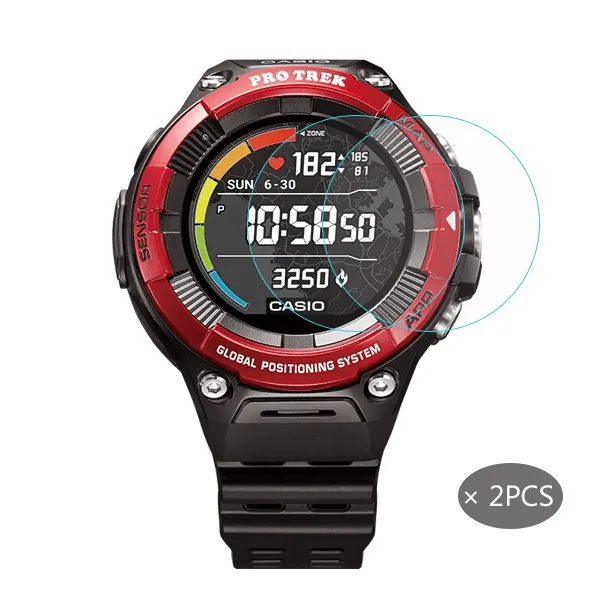 (2 упак.) закаленное стекло Премиум-Качества твердости 9H для защиты экрана CASIO