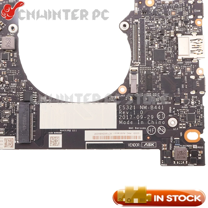 Verkauf NOKOTION ES321 NM-B441 5B20Q59464 5B20Q59378 Für Lenovo IdeaPad 720S-13ARR Laptop Motherboard Ryzen 5 2500U CPU 8G RAM