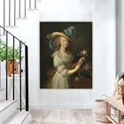 E.Vigee lebrown  Мария-Антуанетта  картина маслом на холсте, художественный постер, декоративная картина, украшение для стен, украшение для дома и гостиной