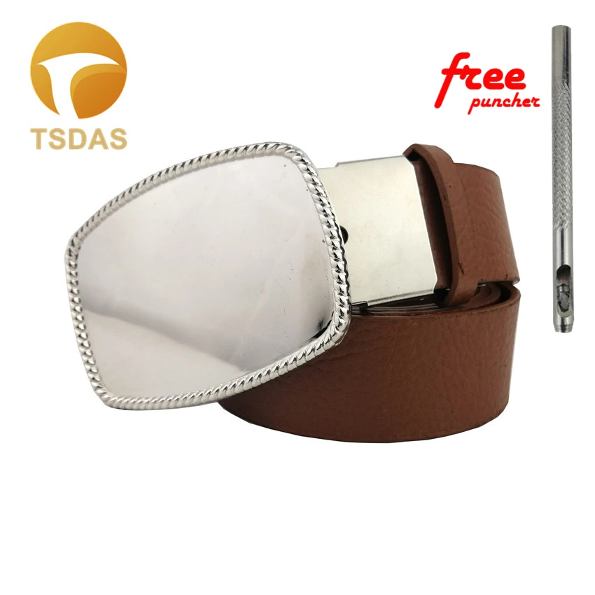 

Blank Western Buckle DIY Series Antique Finish Western Belt Buckle Men