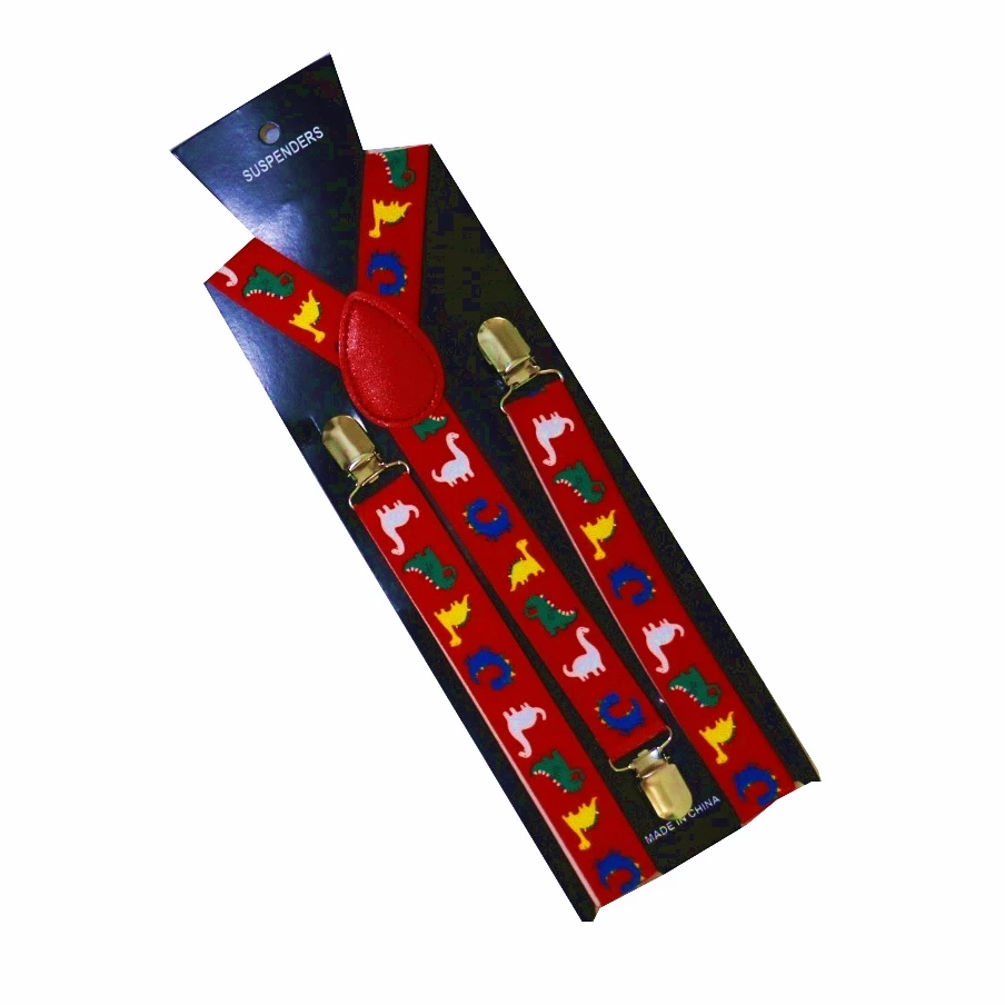 Мужские подтяжки с регулируемой клипсой шириной 2 5 см изображениями динозавров и