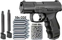 umarex walther cp99 compact blowback co2 177 cal bb gun air pistol 345 fps metal wall signmetal wall plate