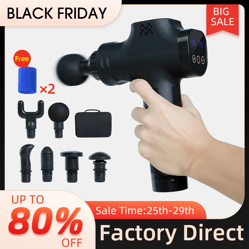 

Owgels Deep Tissue Muscle Massage Gun 16.8V BRUSHLESS Body Relaxation Electric Massager with Portable Bag Therapy for Fitnes