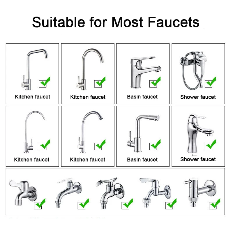 

Bathroom Wash Face Basin Water Tap External Shower Toilet Hold Filter Flexible Small Nozzle Suit Wash Hair House Shower Artifact