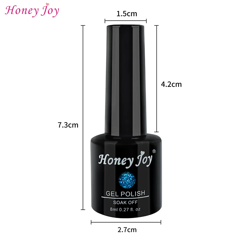 8 мл набор гель-лаков для ногтей с блестками Синий Красный Серебряный цвет