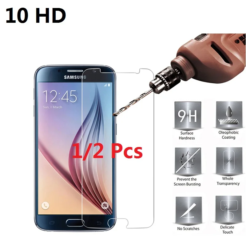 Закаленное стекло 9H для Samsung Galaxy S4 S5 Mini S6 S7 Note 3 5 Xcover 4 4s защитная пленка экрана