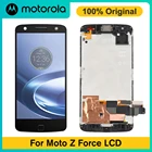 ЖК-дисплей 5,5 дюйма для Motorola Moto Z Force, сенсорный экран с дигитайзером в сборе для MotoZForce, экран с рамкой, оригинал