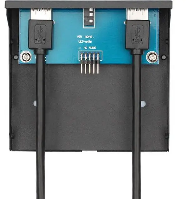 LBSC USB3.0 20Pin * 2 + аудио интерфейс наушников Настольный компьютер панель гибкого