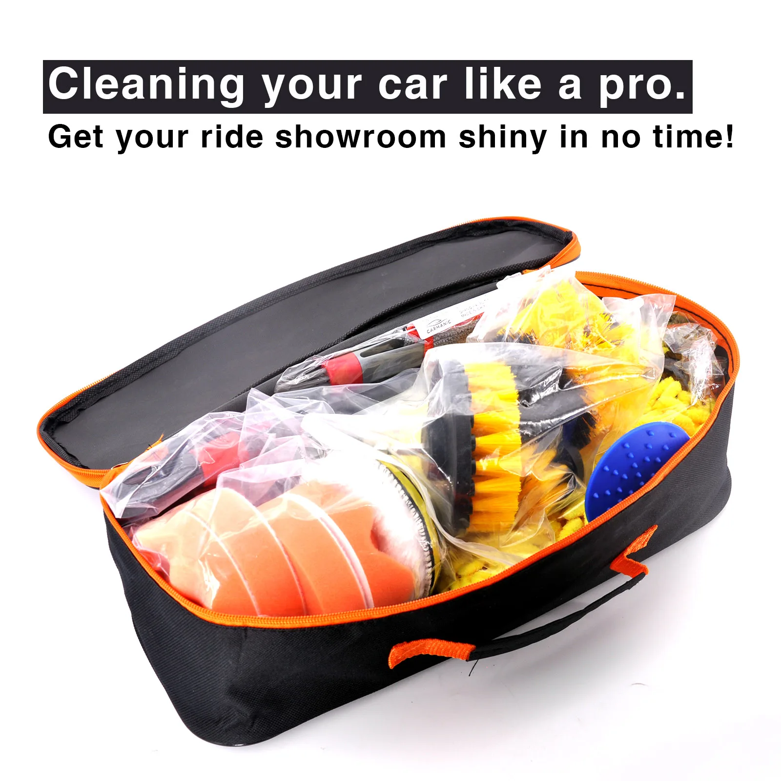 

20pcs Drill Brush Attachment Set Power Scrubber Brush Car Polisher Bathroom Cleaning Kit with Extender Kitchen Cleaning Tools