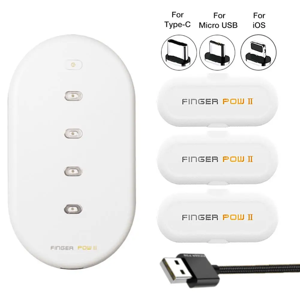 Магнитный внешний аккумулятор 1100 мА/ч для зарядки и быстрой внешних