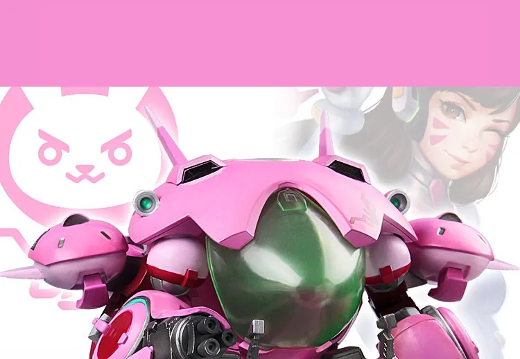Экшн-фигурка из ПВХ 23 см фигура OW DVA and mecha коллекционная игрушка-трассировщик |