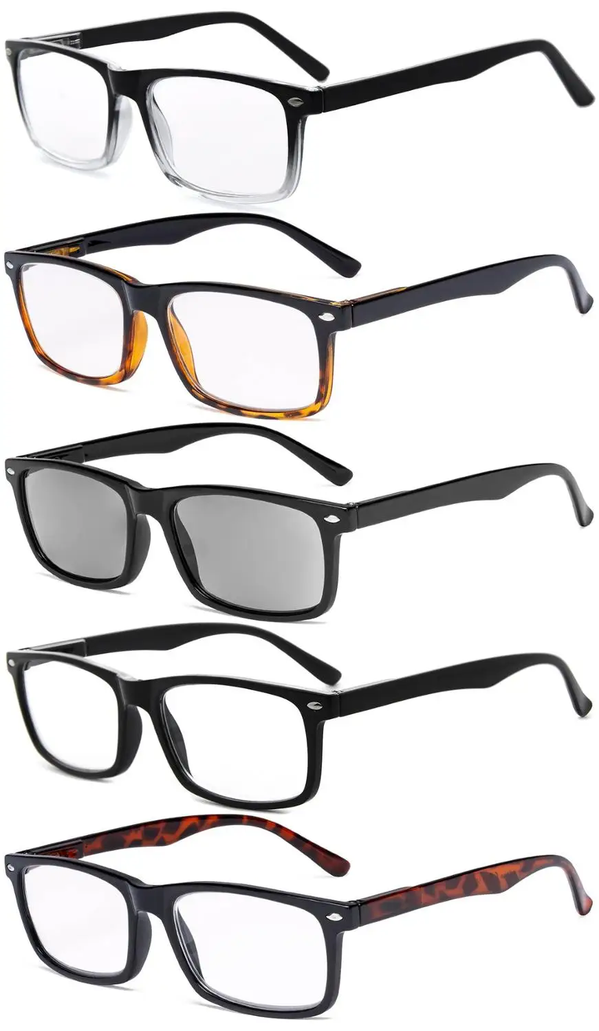 5pcs-Mix R899X Eyekepper мужские очки для чтения-5 пар ридеров для мужчин-включает очки для чтения - Цвет оправы: 5pcs-Mix
