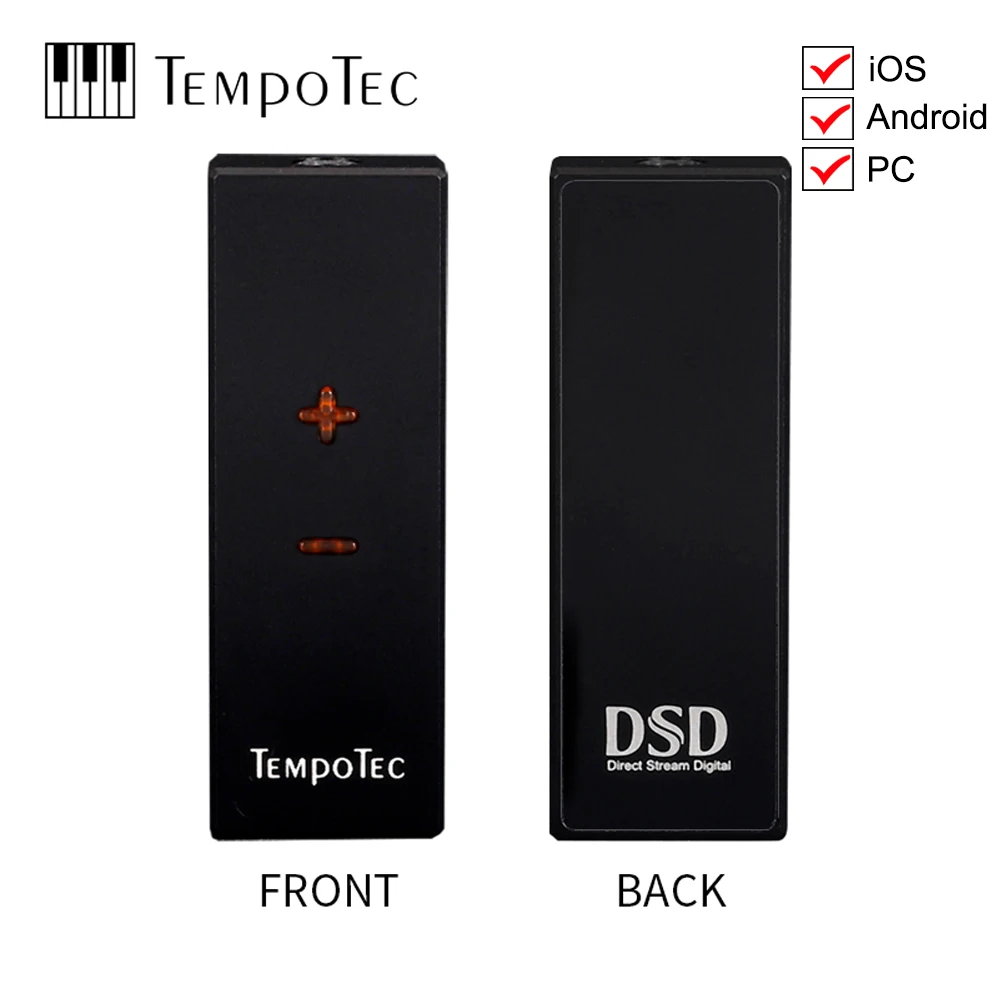 Усилитель для наушников TempoTec Sonata HD Pro Hi Fi USB DAC Type C до 3 5 мм DSD256 iOS Android iPhone ПК