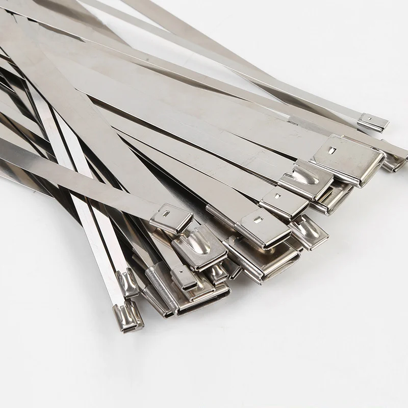 

Reusable plastic tape for cabro strength cable, 8mm tie with zipper, 100 pieces.