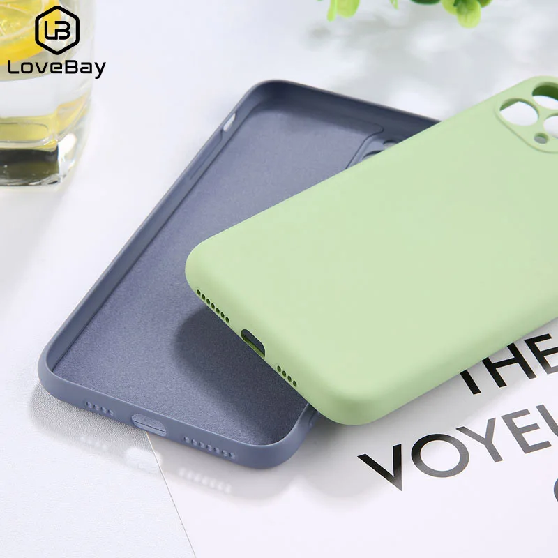 Ударопрочный чехол Lovebay карамельных цветов для iPhone 11 Pro мягкий силиконовый