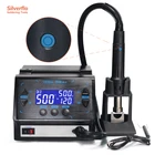 Паяльная станция YIHUA 993DM-II, 1000 Вт, пистолет горячего воздуха, станция для быстрого распайки, интеллектуальная наладочная станция BGA для ремонта микросхем печатных плат