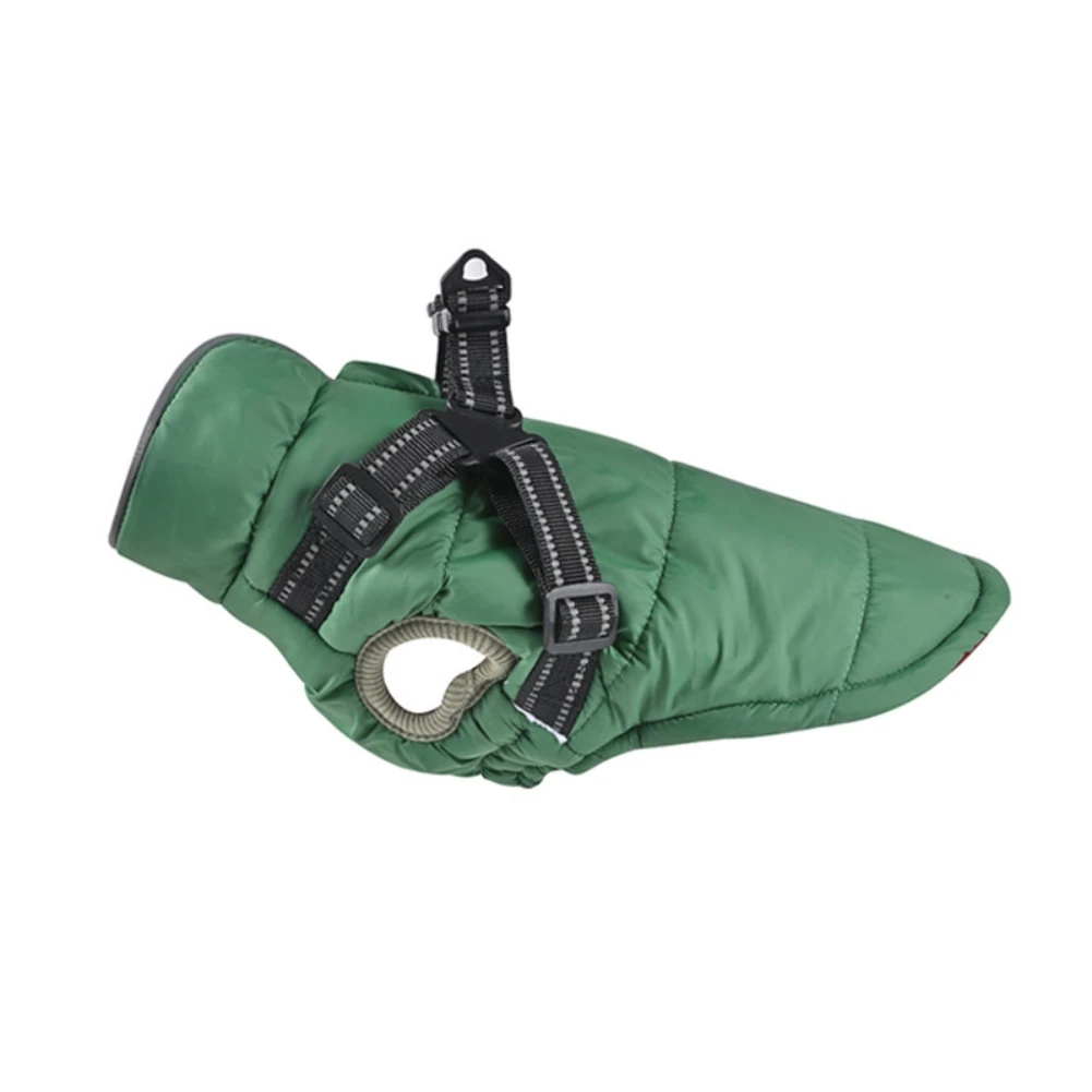 Зимний утепленный светоотражающий лыжный костюм для домашних животных жилет с