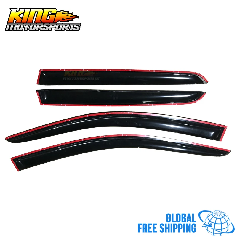 

Fit For 09-17 Dodge Journey Acrylic Window Visors 4Pc Set Global Free Shipping