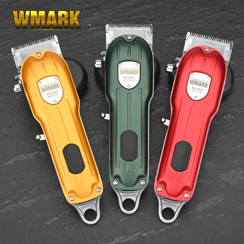 

WMARK NG-2025 All-Metal Corded or Cordless Use Hair Clipper With LCD Display 2500mAh 6500 RPM 9CR18 Blade hair clipper barber