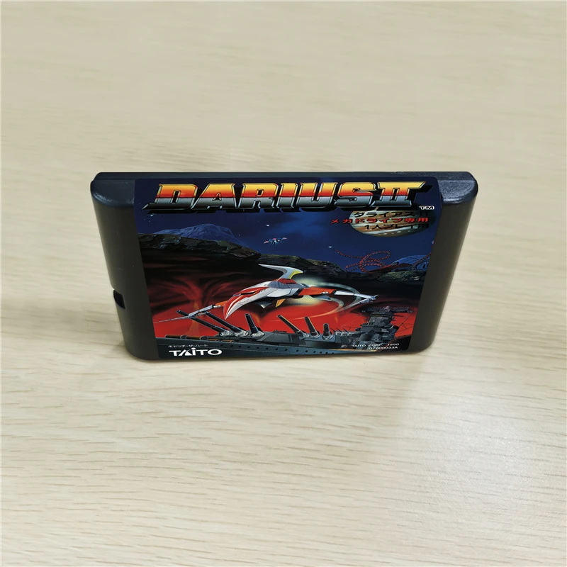 Игровой картридж Darius II 2 16 бит MD для консоли MegaDrive Genesis|game cartridge bits|cartridge bitcartridge game |