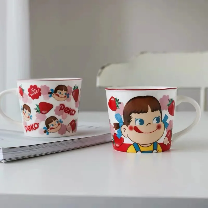 Кружка с клубникой молочной сестрой милая любящая девушка керамическая чашка