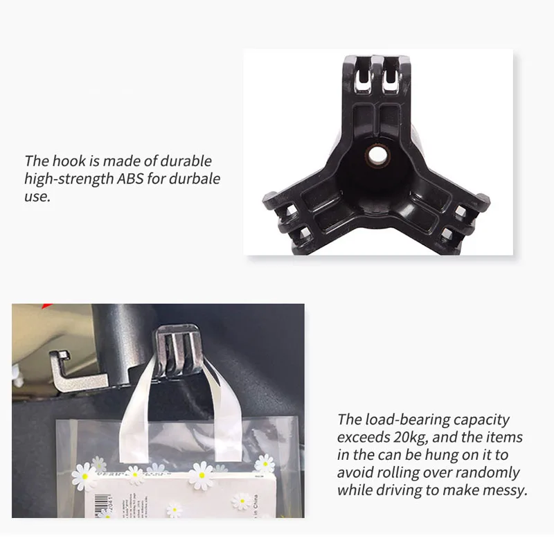

2021 Model3 Trunk Hook For Tesla Model 3 Accessories Car Cargo Rear Trunk Bag Hook Holder Hanger For Tesla Model Three