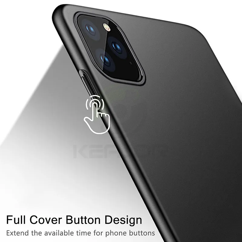 Keajor чехол для iPhone 11 Max Pro Чехол Ультра тонкий мягкий матовый Силиконовый ТПУ бампер чехол для iPhone 11 Pro Телефон fundas