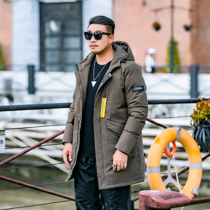 new plus size 10XL 9XL 8XL Casual Men Winter Coat Warm Jacket Medium Long Thickening Windproof For Male Parkers coat | Мужская одежда
