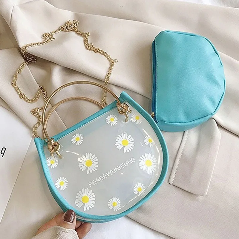 Летняя прозрачная Милая мини-сумка женская 2020 популярная новая маленькая сумка