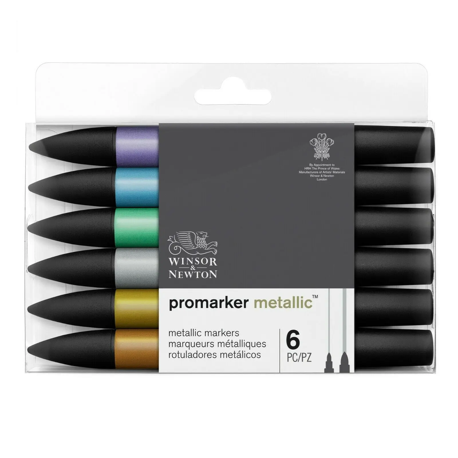 Маркеры Winsor & Newton Promarkers с двойным наконечником 6 цветов и 12 цветов|artist brush pen|brush