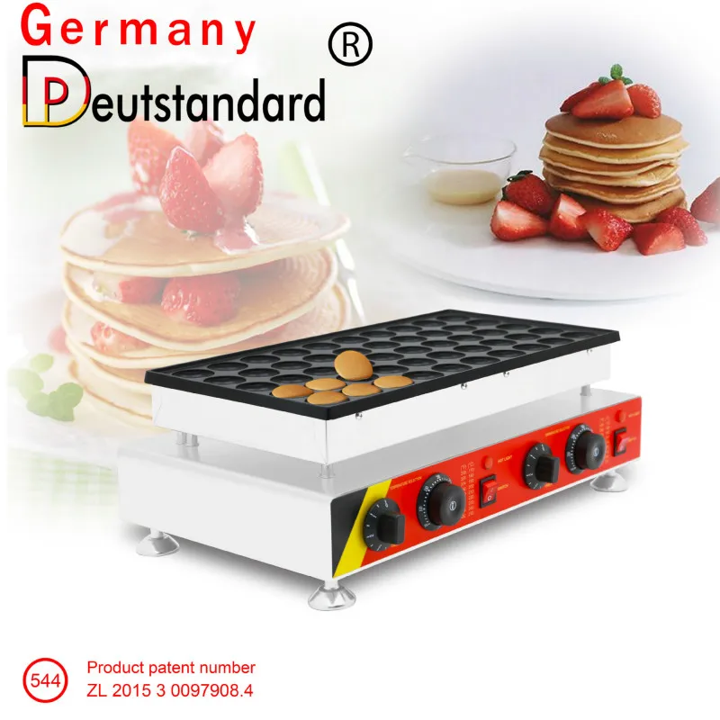 

1600W 50 Holes Sandwich Cake Commercial Biscuit Dutch Poffertjes Grills Mini Pancake Waffle Maker Baker Machine 220v/110v