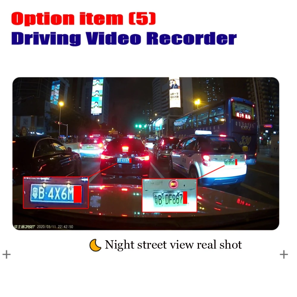 Автомобильный видеорегистратор Liislee/Передняя камера/USB WiFi Full HD 1080P|driving video recorder|car