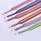 Светоотражающие шнурки для баскетбола, плоские, 8 мм, 1 пара, шнурки для обуви унисекс