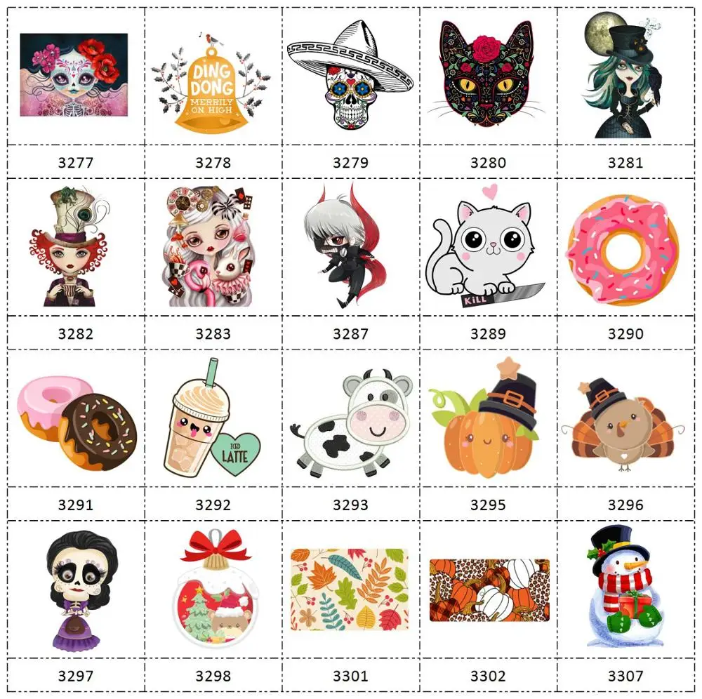 

HSDCraft Free shipping 30 pcs planar resin cartoon Series for diy