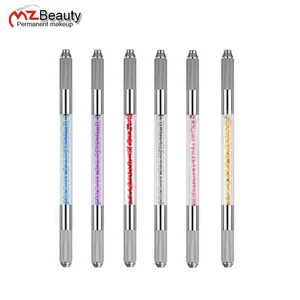 Двусторонние дневные ручки для макияжа, ручки для тени, принадлежности для татуировок, аксессуары для татуировок, 3d-брови